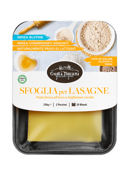 Egg pasta sheets for lasagna
