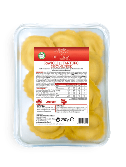 Truffle ravioli